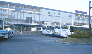 岡山駅からバスでなかの歯科・矯正歯科クリニックへ