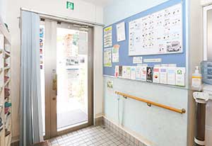 なかの歯科・矯正歯科クリニック(岡山)の玄関