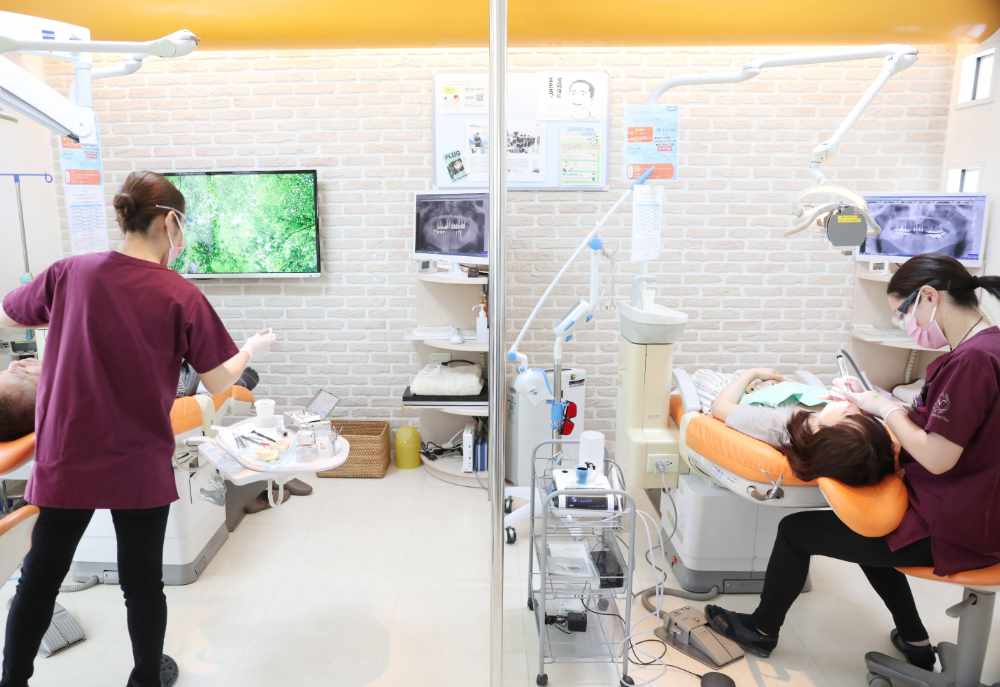 なかの歯科・矯正歯科クリニック（岡山市北区）の院内環境・設備