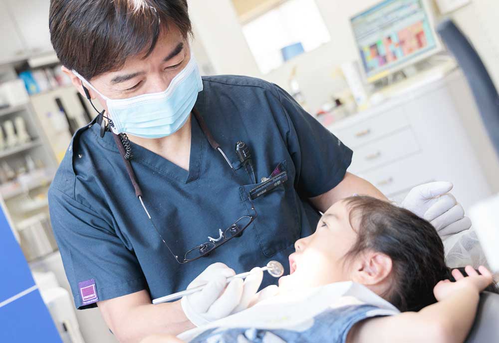岡山歯医者で小児歯科治療