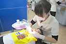 虫歯予防にフッ素塗布
