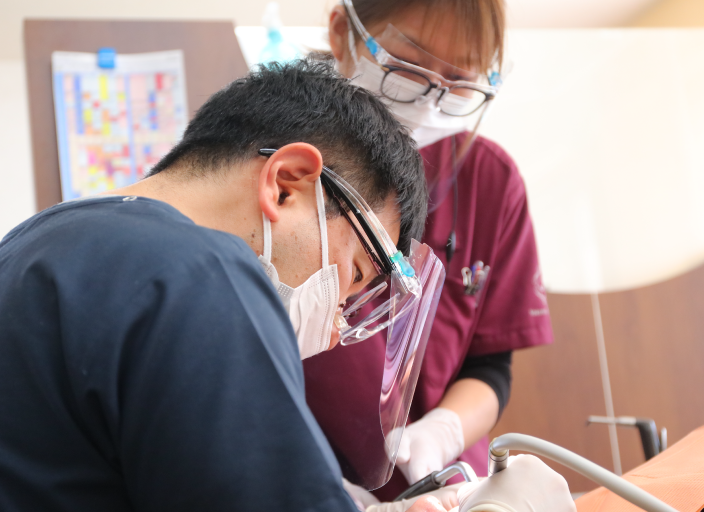 歯を削る時の不快感を減らす