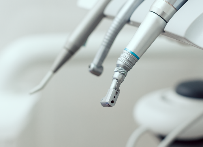 ドリル音（ハンドピース）を最小限に