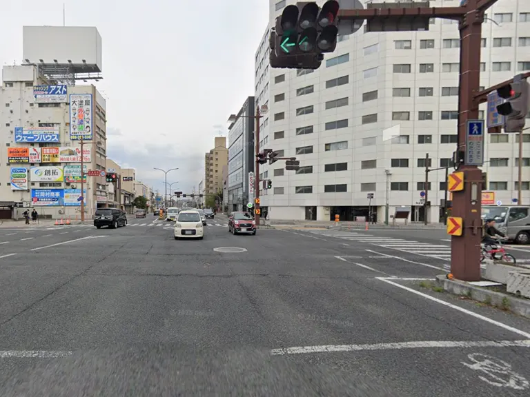 餃子の王将 左折して国道180号/国道53号に入ります。