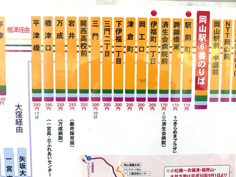 バス停「平津橋」で下車します。